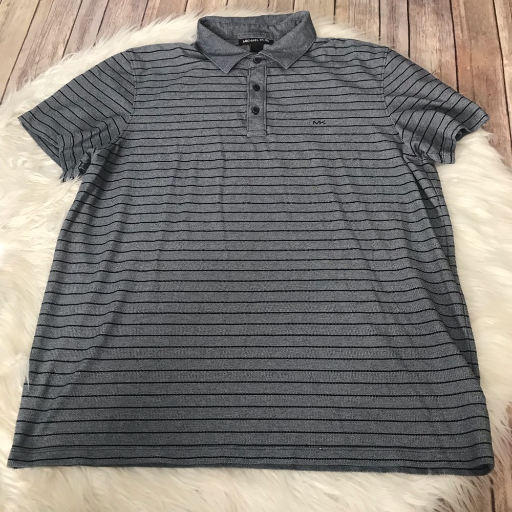 Michael Kors striped men’s polo shirt sz XL